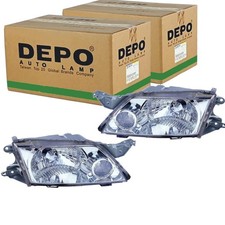 2x DEPO H4 PY21W SCHEINWERFER SATZ passend für MAZDA PREMACY LINKS+RECHTS