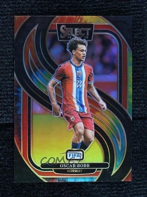 2024-25 Panini Select FIFA Mezzanine Tie-Dye Prizm 22/25 Oscar Bobb #184 1u5p