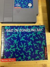 Raid on Bungeling Bay NES (Nintendo, 1987) Authentic Cartridge & Manual 5 Screw