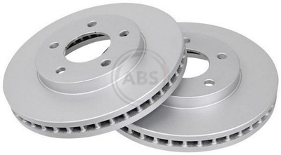 2x A.B.S. 16351 Bremsscheiben Vorne für CHEVROLET CAMARO F 278mm