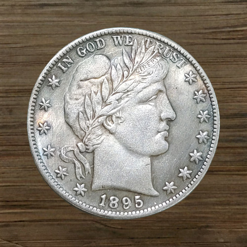 1895 S Barber Half Dollar Sliver US Coin