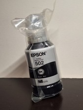 Genuine Epson Ecotank Black Ink 502 Exp. 2026