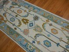 Turkish Oushak Rug,Geometric Multicolored Area Rug,Handmade Bohemian Rug 2.7x6.1 — photo 9