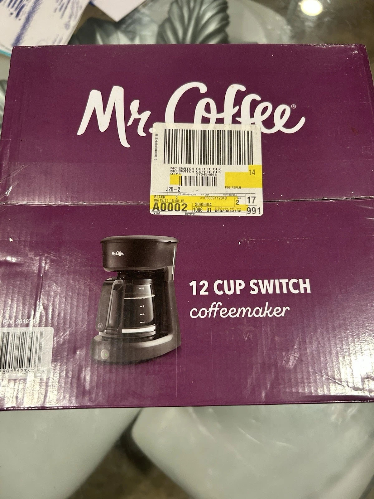 Mr. Coffee 12 Cup Switch Coffee Maker - Black