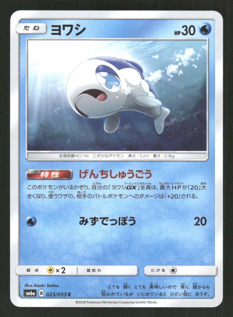 Wishiwashi 023/053 SM6a: Dragon Storm LP