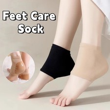 Heel Protective Cover Plantar Fasciitis Heels Socks Silicone Anti-Crack Moisturi