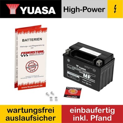 Derbi DXR 200, 2004-2008, Batterie YUASA geladen, wartungsfrei (inkl 7,50 Pfand)