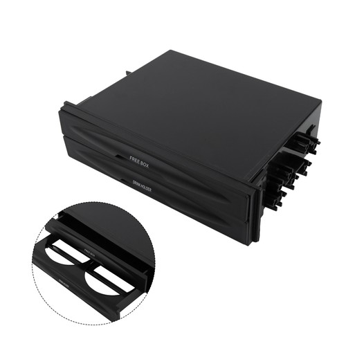 Practical Car Central Control Storage Box with Convenient Drink Holder - Picture 4 of 12
