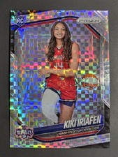 2025 WNBA Prizm #149 Kiki Iriafen Rookie Checkerboard Variation Case Hit SP