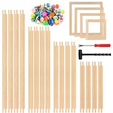 16 Pcs Needlepoint Stretcher Bars for Needlework - 4 Sizes 6"/8"/12"/16" 