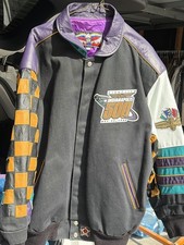 Vintage Jeff Hamilton 80th Indy 500 1996 Leather Jacket XL Made USA Racing