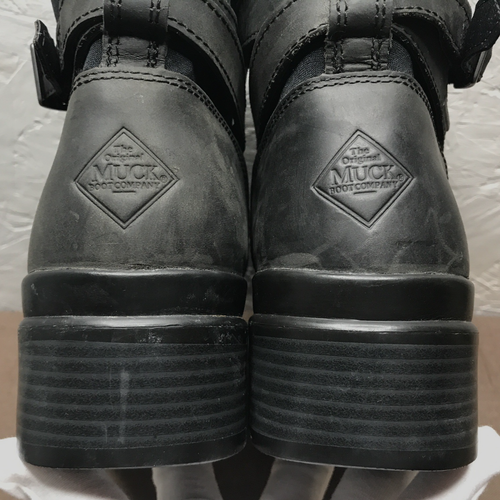 Muck Boot Co. Liberty Women s Ankle Boots Black Waterproof Leather Size 8 Biker eBay