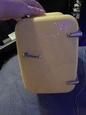 Portable Mini Refrigerator Single Door USB Freezer Small Yellow Shelf Fridge