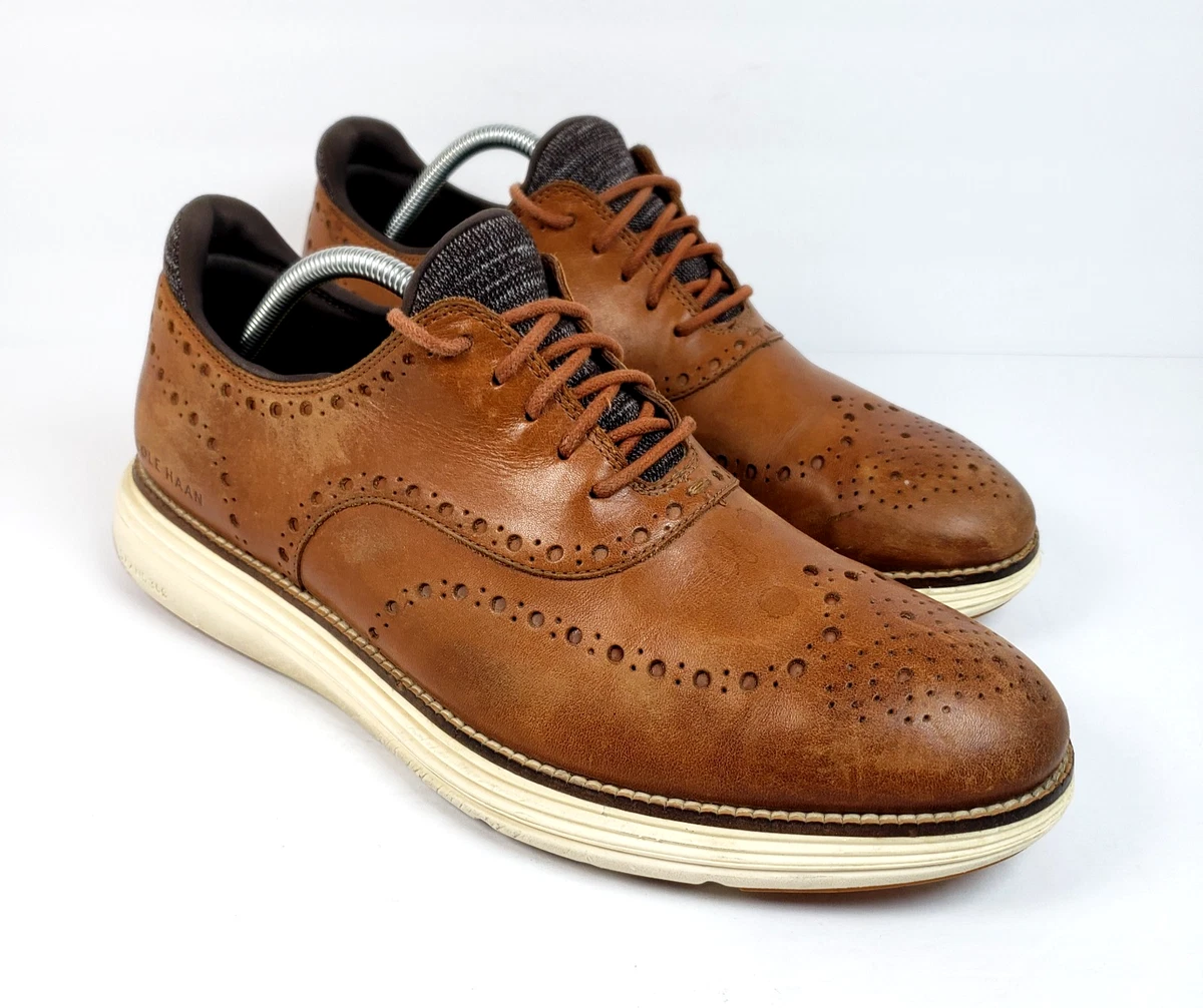 Cole Haan Men\'s ZeroGrand WFA Plain Toe Dark Brown Leather Oxfords - 11.5M - NIB Cole Haan Dress Shoes for Men for sale - eBay main image 3
