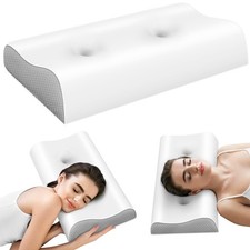 Cervical Pillow for Neck Pain Relief - Contour Pillow Memory Foam Pillows for...
