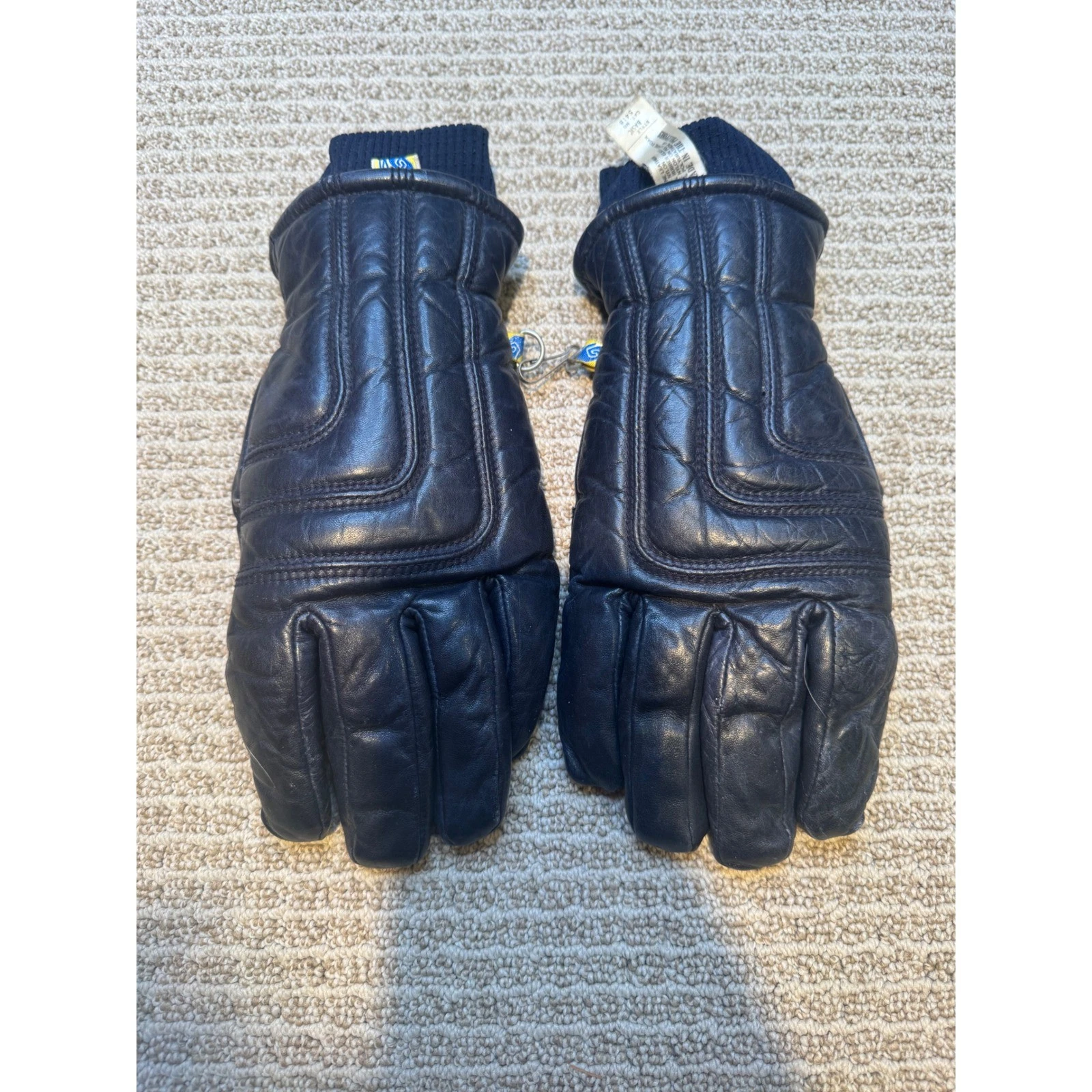 Kombi Leather Winter Gloves Black Insulated Cold Weather Ski Snow Mens Womens