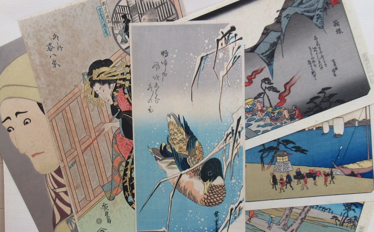 日本古董印花| eBay