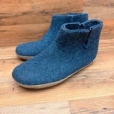 Glerups Wool Slipper Women's size 9 40EU Boots with Leather
