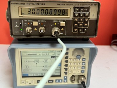 Marconi Instruments 2440 20GHz Mikrowellen-Frequenzzähler - NICHT VOLLSTÄNDIG GETESTET. 
