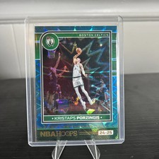 2024-25 Panini Nba Hoops - Kristaps Porzingis #9 Teal Explosion