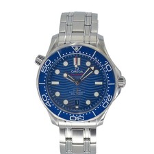 Omega Seamaster 210.30.42.20.01.001 42mm SS Blue Dial Automatic Box #KN287