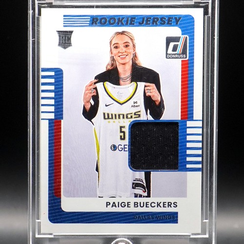 Paige Bueckers [Red] #5 2025 Panini Donruss WNBA Rookie Jersey card