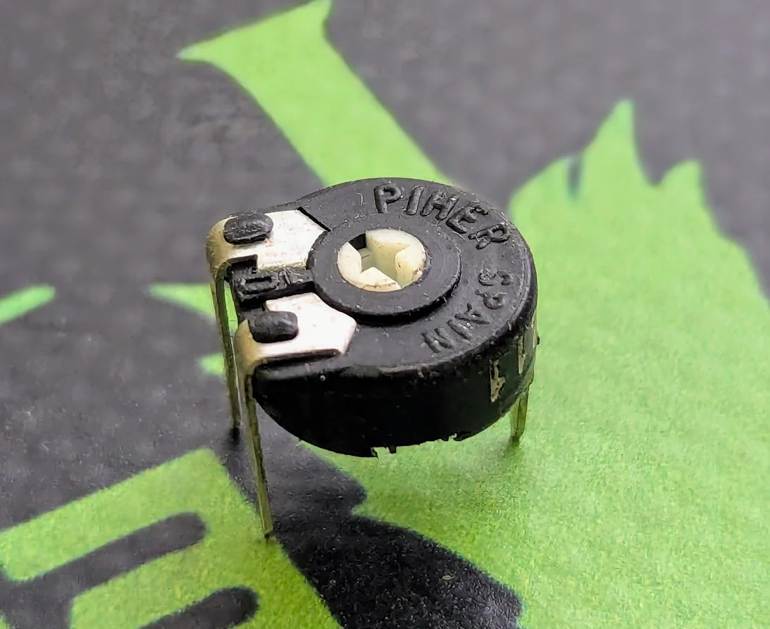 421-50K - PIHER - 10PACK - 50KOHM 10mm TRIMPOT - Top Adjustable Variable Resisto