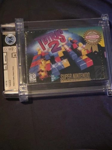 Tetris 2 Super Nintendo Player's Choice Edition WATA 9.4 Sealed - POPULATION 2