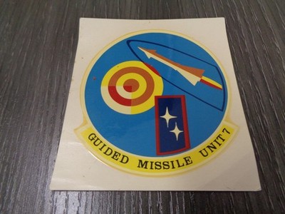 US NAVY  GUIDED MISSLE UNIT 7 GMU  Decal STICKER  LARGE 3.5 INCH