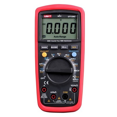 Uni-T UT139C True RMS Digitalmultimeter CAT III 600 V NCV Temperatur Defekt