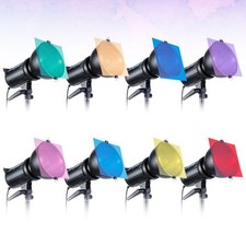 8 PCS Camera Filter Colour Films Gel Filters Color for Lights
