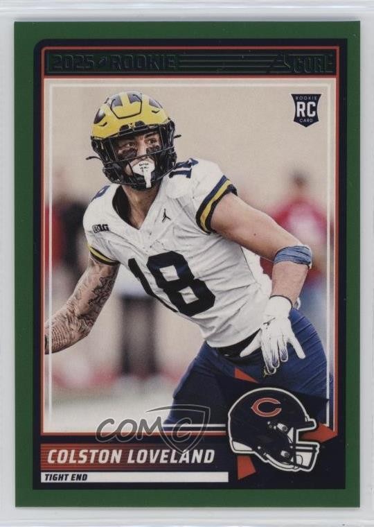 2025 Score Rookies Green Colston Loveland #31 RC 1lt2