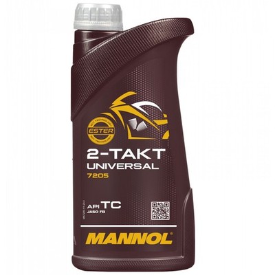 Motor Öl 2-Takt Universal MANNOL API TC 1 Liter Aprilia Kawasaki KTM Peugeot 