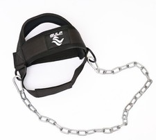 Weighted Neck Harness Strap Chain Gym Head Neck Trainer Bodybuilding