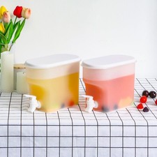Drinks Dispenser 3.5L Pack of 2 Plastic Tap Party Juice Beverage