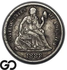 1888-S Seated Liberty Dime Philadelphia XF Silver 10C Type Coin