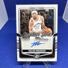 Malaki Branham 2024-25 Panini Donruss Optic Signature Series Auto Spurs