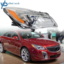 Passenger Side Headlight For 2014-2017 Buick Regal Halogen Headlamp Replacement