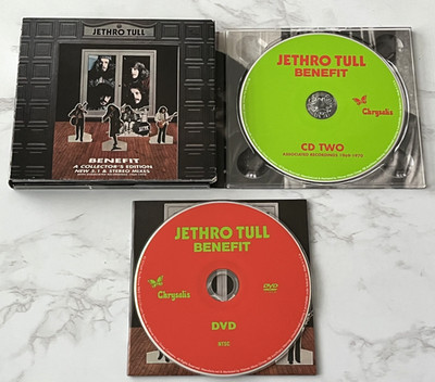 Jethro Tull Benefit 2 CD/DVD Digipak COLLECTOR'S ED. EU IMPORT! 2013 RARE! OOP!