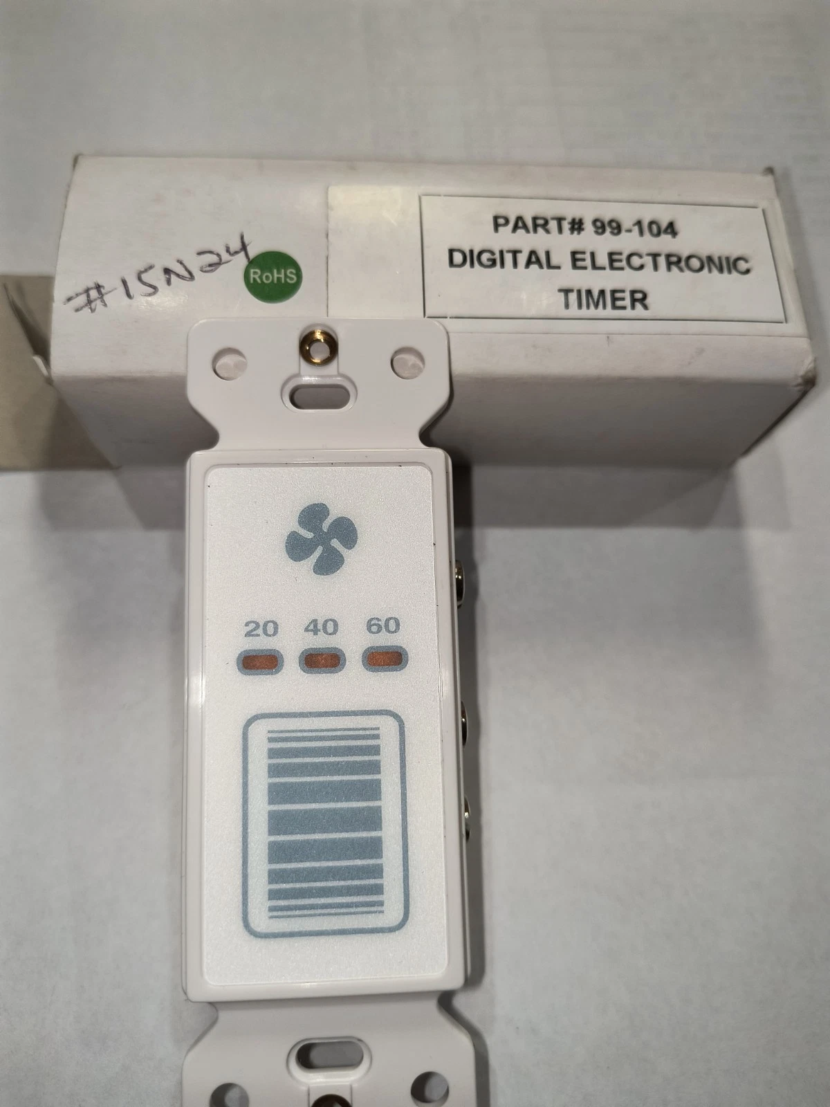 Lennox 15N24 Digital Electronic Fan Timer, New In Box, For Air Exchanger