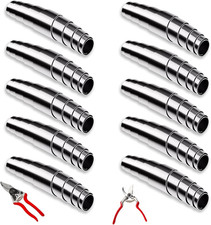 10 Stück Feder Gartenschere Ersatzfeder 6cm Edelstahl Spiralfeder Astschere