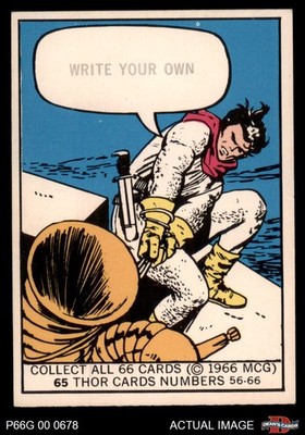 1966 Donruss Marvel Super Hero #65 Write Your Own Caption 6 - EX/MT