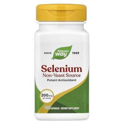 Nature's Way, Selenium, 200mcg, 100 Kapseln