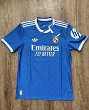 Adidas Real Madrid 25/26 Authentic Third Jersey Blue Bird Men’s Sz Medium JV5839