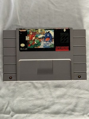 Super Mario World 2 Yoshi's Island SNES cartridge