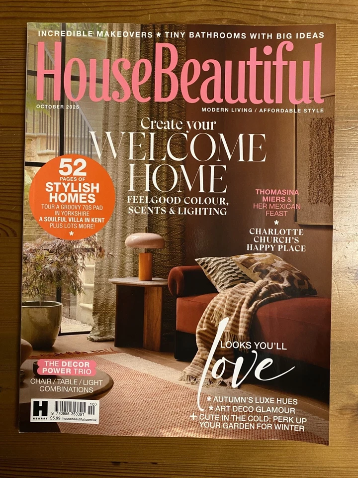 3 House Beautiful Magazines from October to December 25 in good clean condition - Image 2 of 4