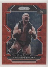 2022 Panini Prizm WWE Ruby Wave Prizm Rampage Brown #109 1s8