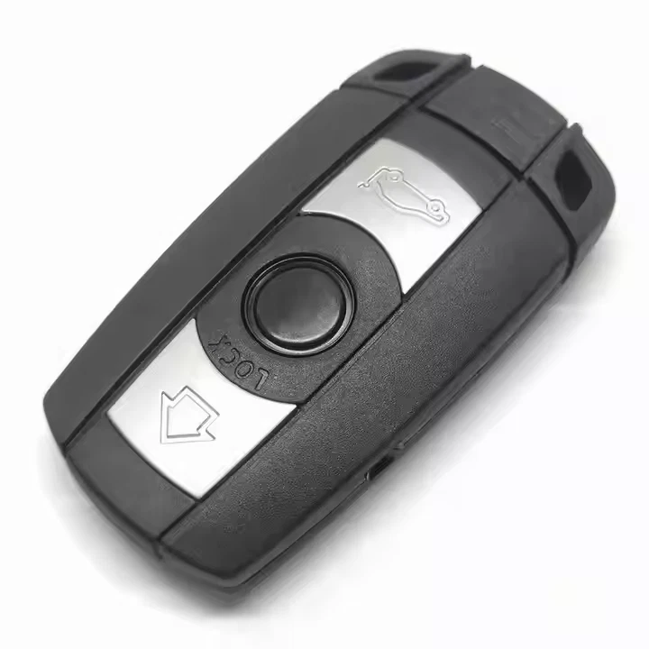 HIBEYO Cover In TPU Per Chiave BMW, Design Sottile Con Linea Argento, Anti-graffio E Resistente, Per Serie 1-7, X1-X6