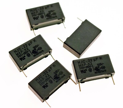 HJC MKP-X2 .22µF 305V 10% MKP RM22,5 MKP Kondensator*Neu* # 711793