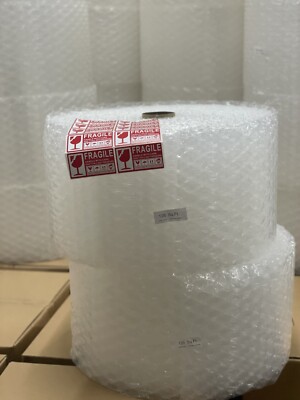 LARGE BUBBLE Cushioning Wrap 1/2''  12''X250ft Perforated Every 12''
